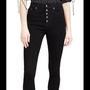NWOT Reformation High and Skinny Black Jeans